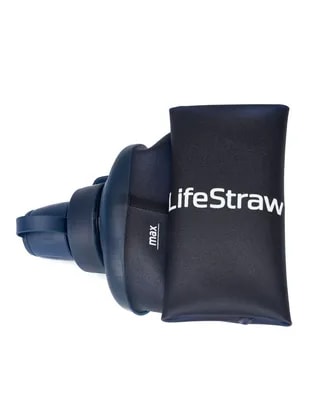 LifeStraw Peak Series Składana Butelka Wyciskana 650 ml z Filtrem Dark Gray