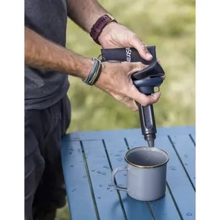 LifeStraw Peak Series Składana Butelka Wyciskana 650 ml z Filtrem Mount Blue