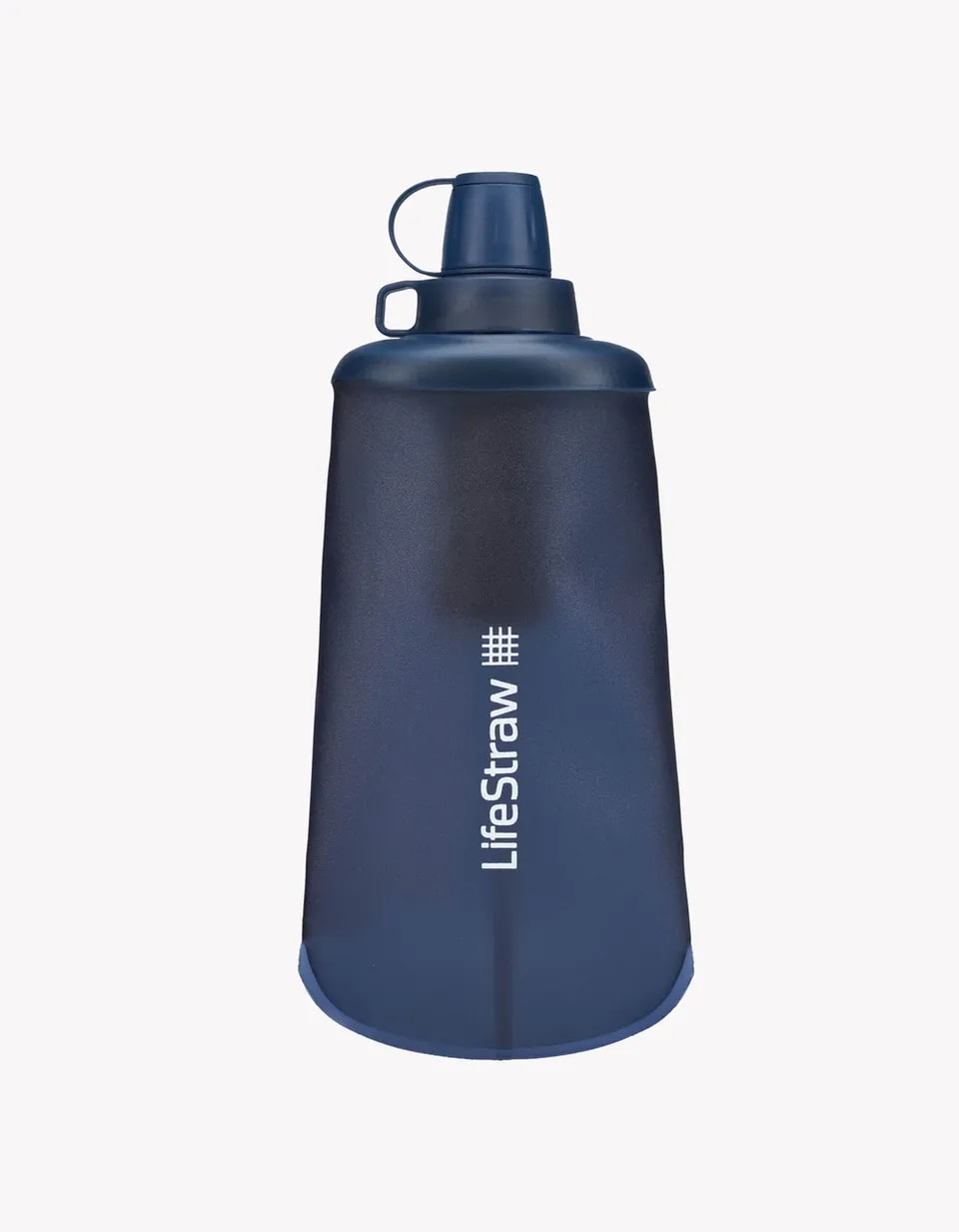 LifeStraw Peak Series Składana Butelka Wyciskana 650 ml z Filtrem Mount Blue