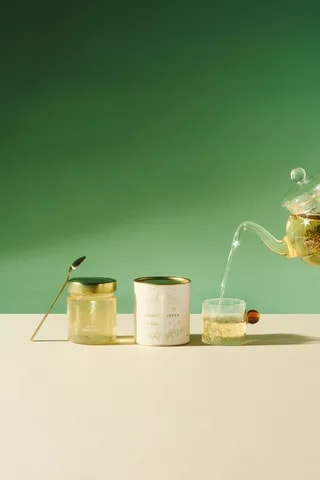 Lune Tea - Herbata Zielona Liściasta - Jasmine Green 40 g