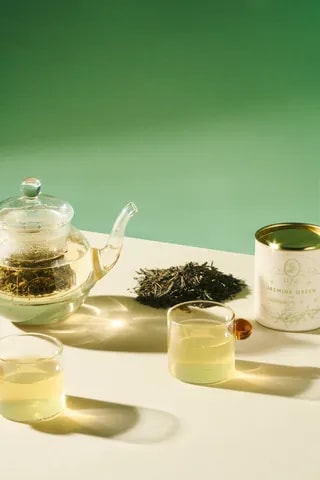Lune Tea - Herbata Zielona Liściasta - Jasmine Green 40 g