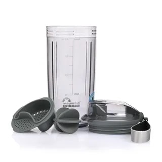 Shaker Tritanowy Majestic Sport Shaky 400 ml Szary