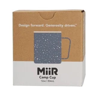 MiiR - Camp Cup Szary Nakrapiany - Kubek kempingowy 350ml