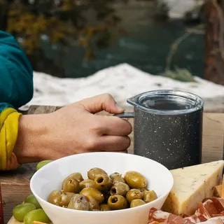 MiiR - Camp Cup Szary Nakrapiany - Kubek kempingowy 350ml
