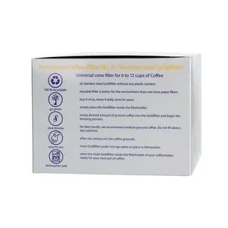Moccamaster Filtr Stalowy Selexions Gold Filter 1x4