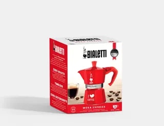 Kawiarka Bialetti Moka Express Love 3tz Czerwona