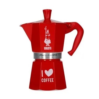 Kawiarka Bialetti Moka Express Love 6tz Czerwona