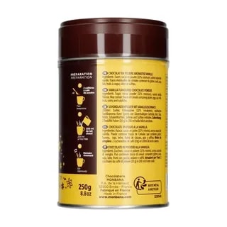 Monbana czekolada w proszku Vanille 250g