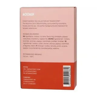 Teministeriet - Moomin Rooibos Red Berries - Herbata 20 piramidek