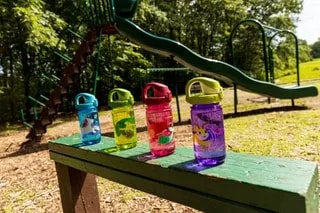 NALGENE Butelka Dla Dzieci OTF Kids Pink Mermaid Sustain 350 ml Różowa
