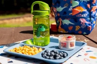 NALGENE Butelka Dla Dzieci OTF Kids Green Nessie Sustain 350 ml Zielona