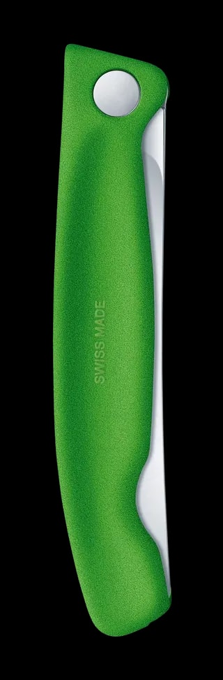 Nóż Victorinox Piknikowy Swiss Classic Zielony Składany 6.7836.F4B Ostrze Ząbkowane 11 cm