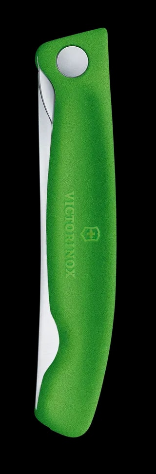 Nóż Victorinox Piknikowy Swiss Classic Zielony Składany 6.7836.F4B Ostrze Ząbkowane 11 cm