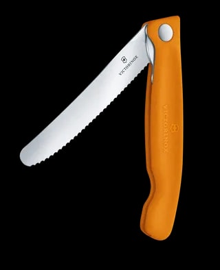 Szara ostrzałka do noży Victorinox Sharpy 7.8714 z ergonomicznym uchwytem i bezpiecznym systemem ostrzenia, idealna do noży kuchennych i składanych.