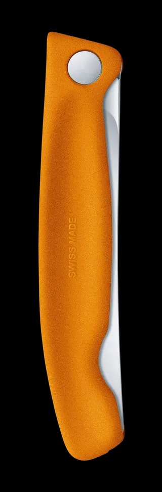 Nóż Victorinox Piknikowy Swiss Classic Pomarańczowy Składany 6.7836.F9B Ostrze Ząbkowane 11 cm