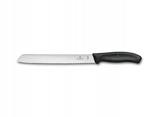 Nóż Victorinox Do Pieczywa Czarny 6.8633.21B Ostrze Ząbkowane 21cm