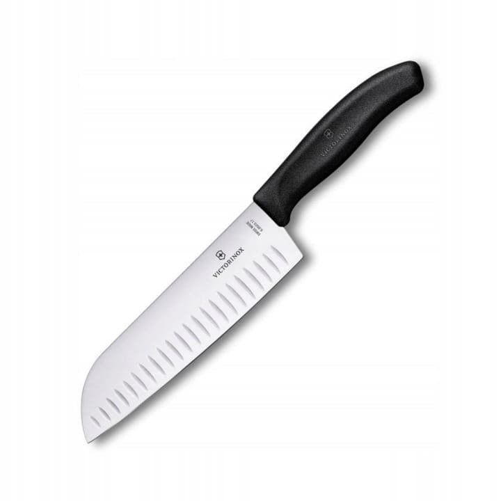 Nóż Victorinox Santoku Czarny 6.8523.17B Ostrze Ryflowane 17 cm