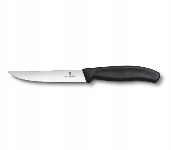 Nóż Victorinox Swiss Classic Czarny 6.7933.12 Ostrze Ząbkowane 12 cm