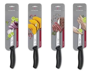 Nóż Victorinox Swiss Classic Czarny 6.8003.19B Ostrze Gładkie 19 cm