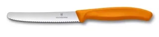 Nóż Victorinox Swiss Classic Pomarańczowy 6.7836.L119 Ostrze Ząbkowane 11 cm