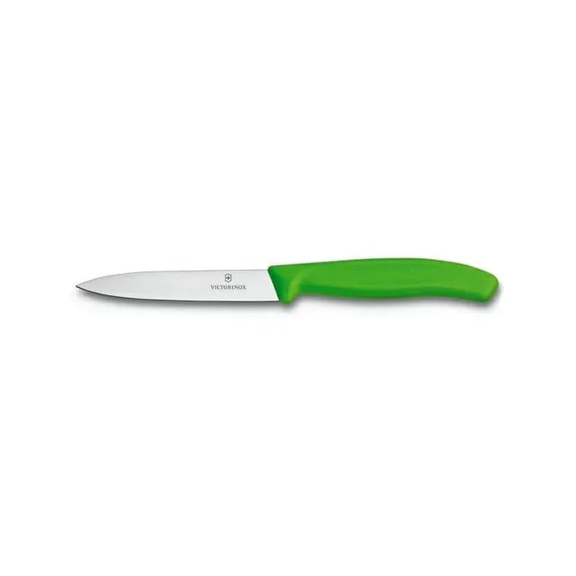 Nóż Victorinox Swiss Classic Zielony 6.7706.L114 Ostrze Gładkie 10 cm
