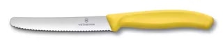 Nóż Victorinox Swiss Classic Żółty 6.7836.L118 Ostrze Ząbkowane 11 cm