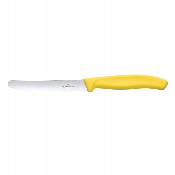 Nóż Victorinox Swiss Classic Żółty 6.7836.L118 Ostrze Ząbkowane 11 cm