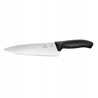 Nóż Victorinox Szefa Kuchni Czarny 6.8063.20B Ostrze Gładkie 20 cm