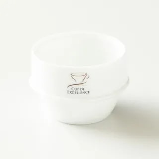 ORIGAMI - Miseczka cuppingowa 225ml - Biała z logo Cup of Excellence