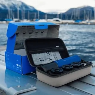 Outin - Nano Espresso Maker - Przenośny Ekspres + Akcesoria Ocean Blue