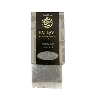 PALLAVI Earl Grey na dzbanek - herbata czarna w podłużnych saszetkach - 25 torebek 4g