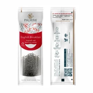 Herbata czarna liściasta w saszetkach Palmira English Breakfast 10 saszetek