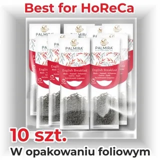 Herbata czarna liściasta w saszetkach Palmira English Breakfast 10 saszetek