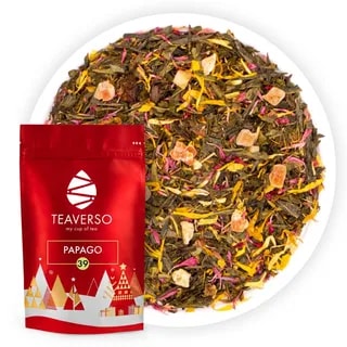 Zimowa Herbata Zielona Teaverso Papago 100g