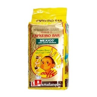 Opakowanie kawy Espresso Bar Mexico zawiera 100% caffè arabica, idealne do przygotowania aromatycznego espresso. Doskonały wybór dla miłośników intensywnego smaku kawy, produkowanego w Neapolu, gdzie kawa traktowana jest jako sztuka.