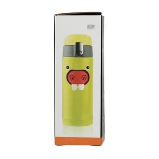 Asobu - Peek-a-Boo Jasnozielony - Butelka termiczna 200 ml