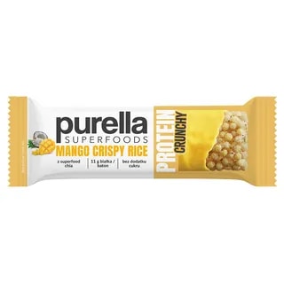 Purella Superfoods Protein Baton Proteinowy Mango Crispy Rice 45g