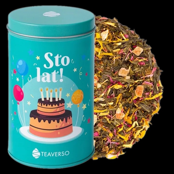 Zestaw herbaty w puszce Teaverso - Sto lat!