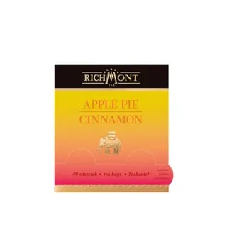 Herbatka Richmont Apple Pie Cinnamon 40 szt porcelanowy zestaw do herbaty