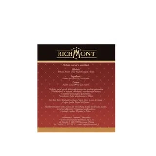 Herbata Richmont Assam Himalaya 40 saszetek porcelanowy zestaw do herbaty