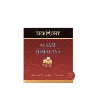 Herbata Richmont Assam Himalaya 40 saszetek porcelanowy zestaw do herbaty
