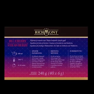 Richmont Blueberry Strawberry 40 Saszetek