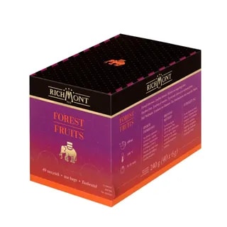 Herbatka Richmont Forest Fruits 40 szt zestaw do celebracji herbaty