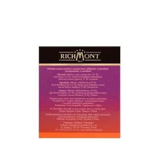 Herbatka Richmont Forest Fruits 40 szt zestaw do celebracji herbaty