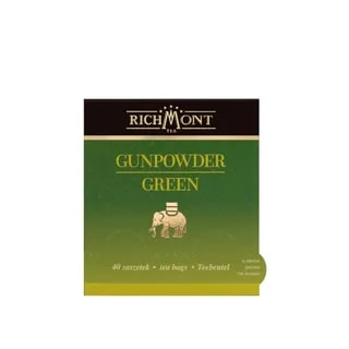 Herbata Richmont Gunpowder Green 40 szt porcelanowy zestaw do herbaty