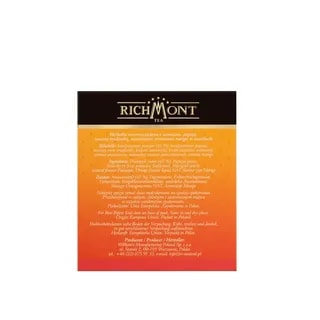 Herbatka Richmont Mango Maui 40szt porcelanowy zestaw do celebracji herbaty