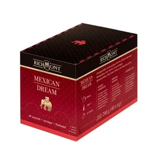 Herbatka Richmont Mexican Dream 40 szt porcelanowy zestaw do herbaty