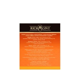 Herbatka Richmont Peach Lemon Star 40 szt porcelanowy zestaw do herbaty