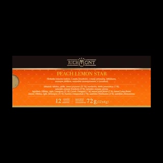 Zestaw Richmont Peach Lemon 12 Saszetek + Szklanka Richmont Ice