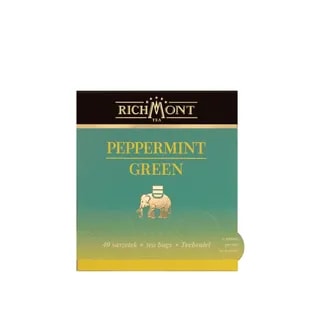 Herbata Richmont Peppermint Green 40 szt porcelanowy zestaw do herbaty